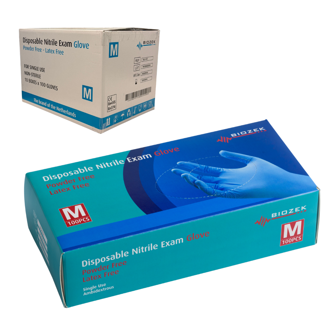 Wegwerphandschoenen Nitril – Blauw (XS t/m XL)