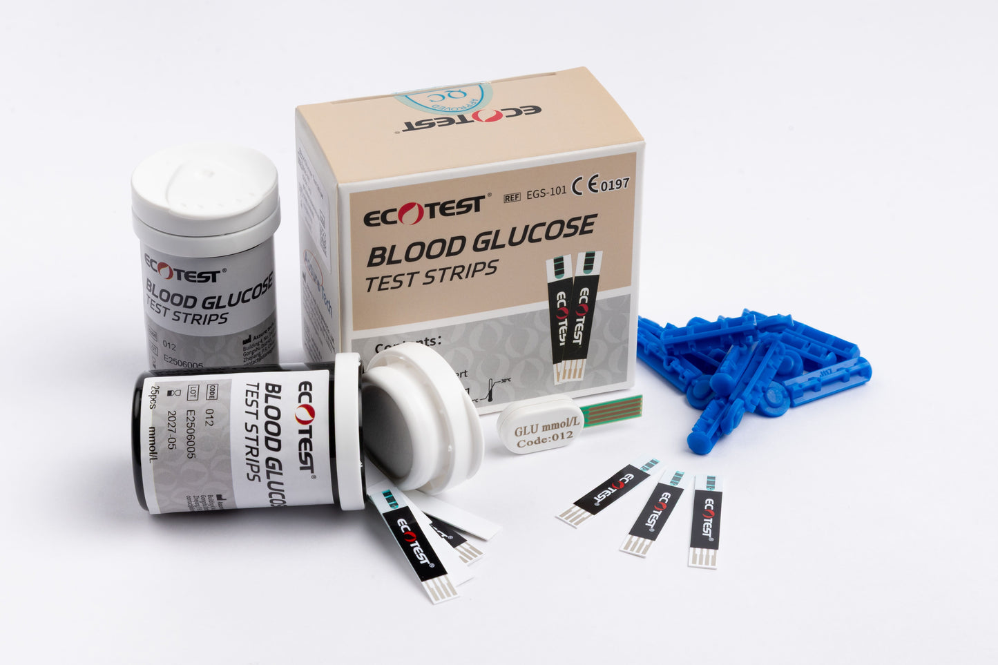 ECOTEST Teststrips en Lancetten voor Bloedsuikermeter