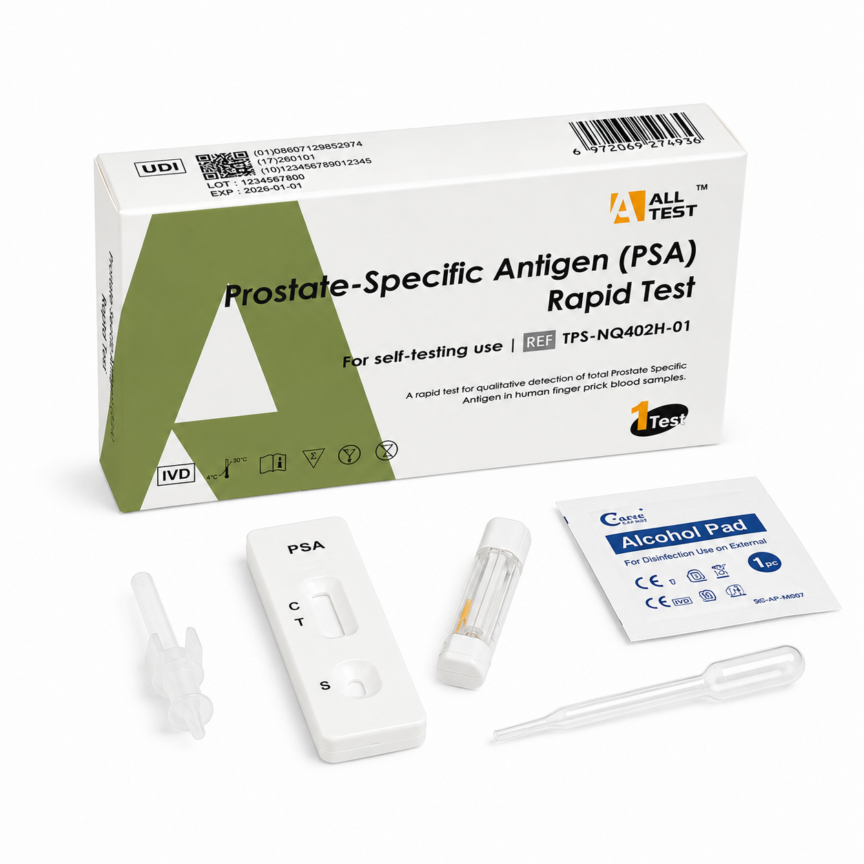 Sensitest PSA Prostaat Zelftest – Prostaat Specifiek Antigeen Test voor Thuisgebruik