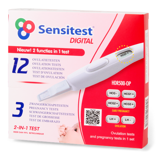 Sensitest digitale 12 ovulatietesten en 3 zwangerschapstesten
