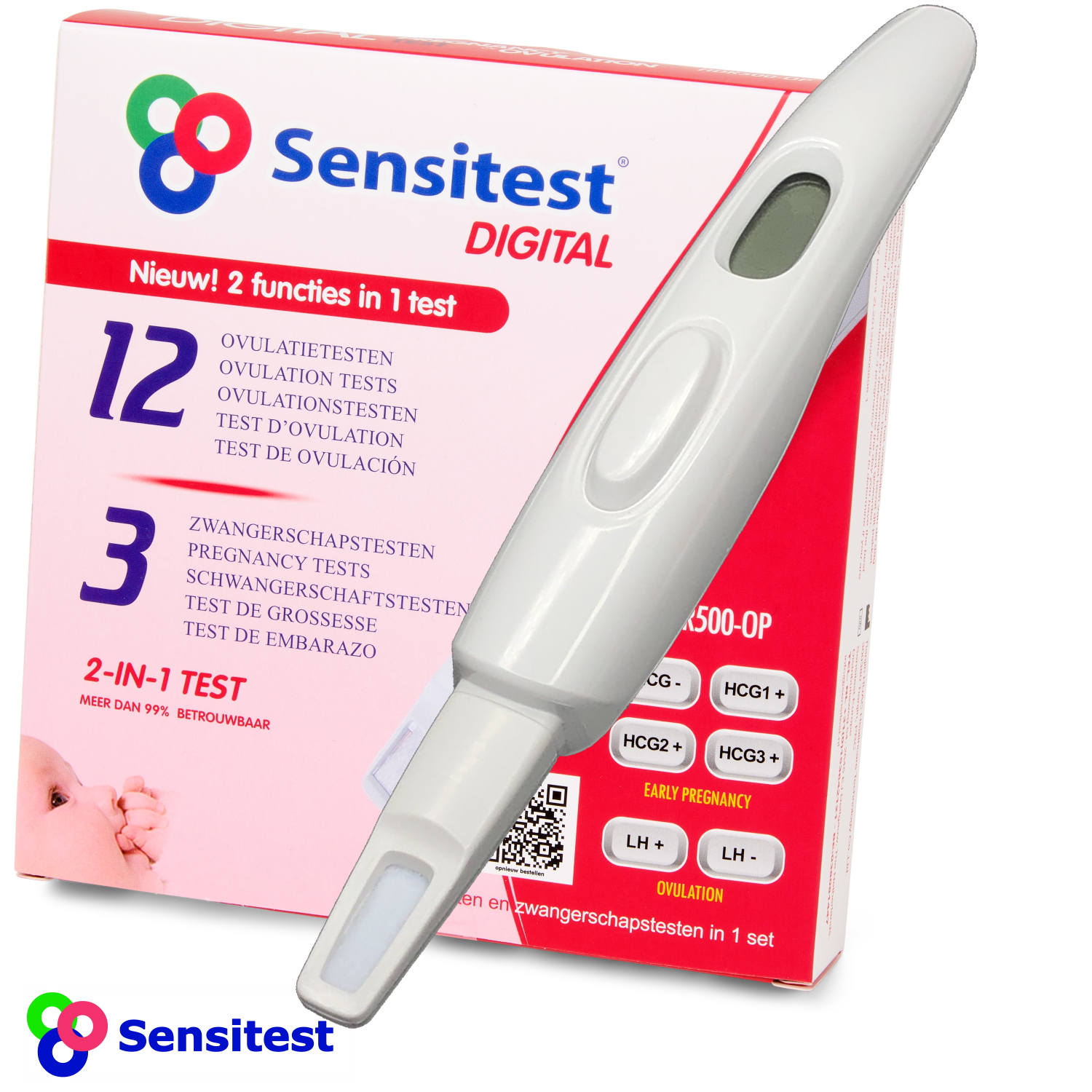 Sensitest digital ovulatietest en zwangerschapstest