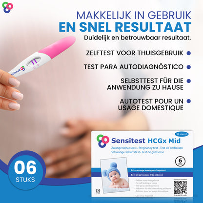 Sensitest Zwangerschapstest Extra Vroeg 6 Dagen Midstream