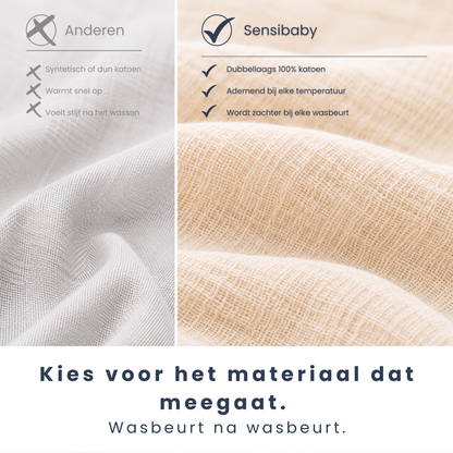 Sensibaby Borstvoedingsdoek – 100% Dubbellaags Katoen