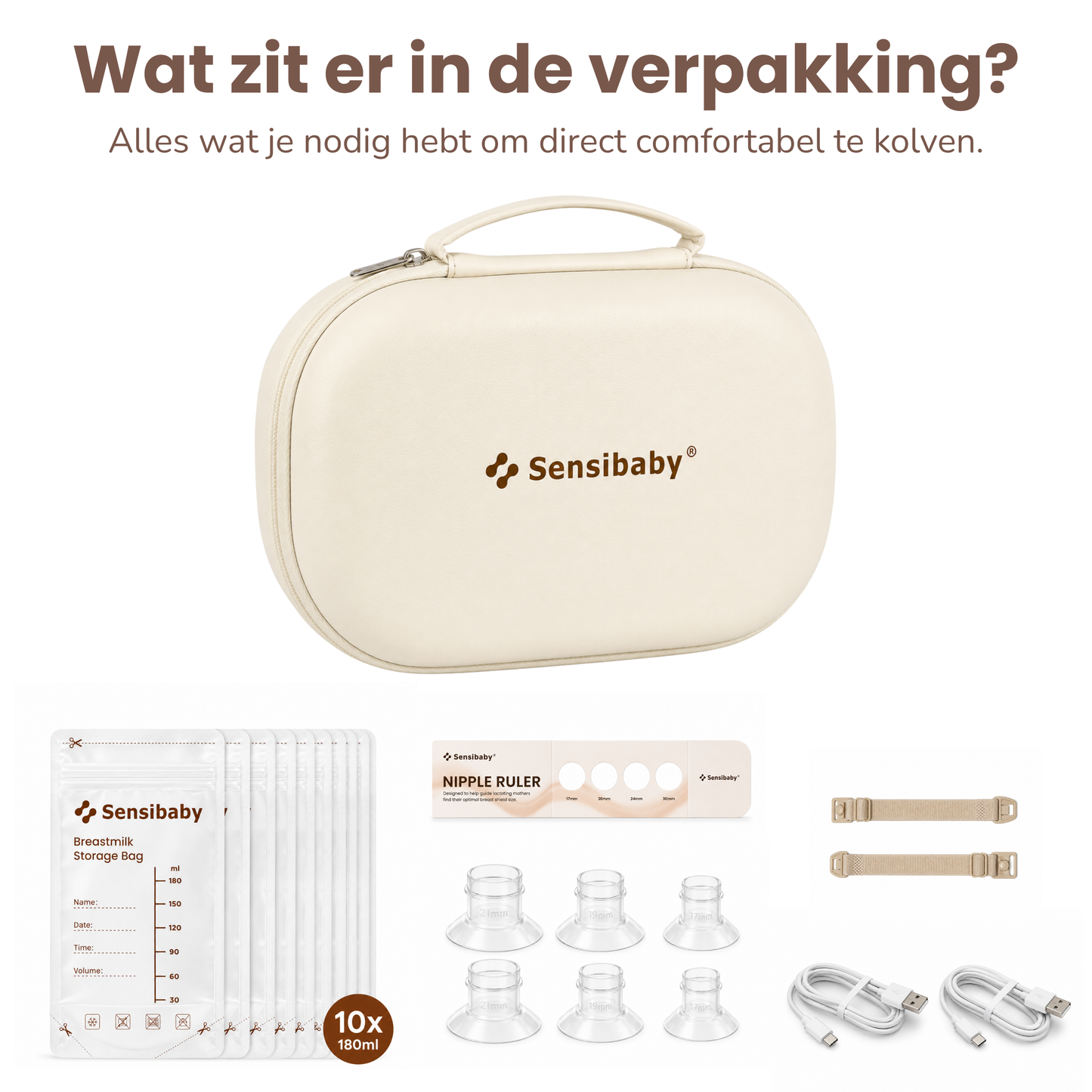 Sensibaby Twinflow Duo Handsfree Borstkolf – Dubbele Draagbare Kolf