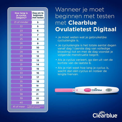 Clearblue Ovulatietest Digitaal 20 stuks