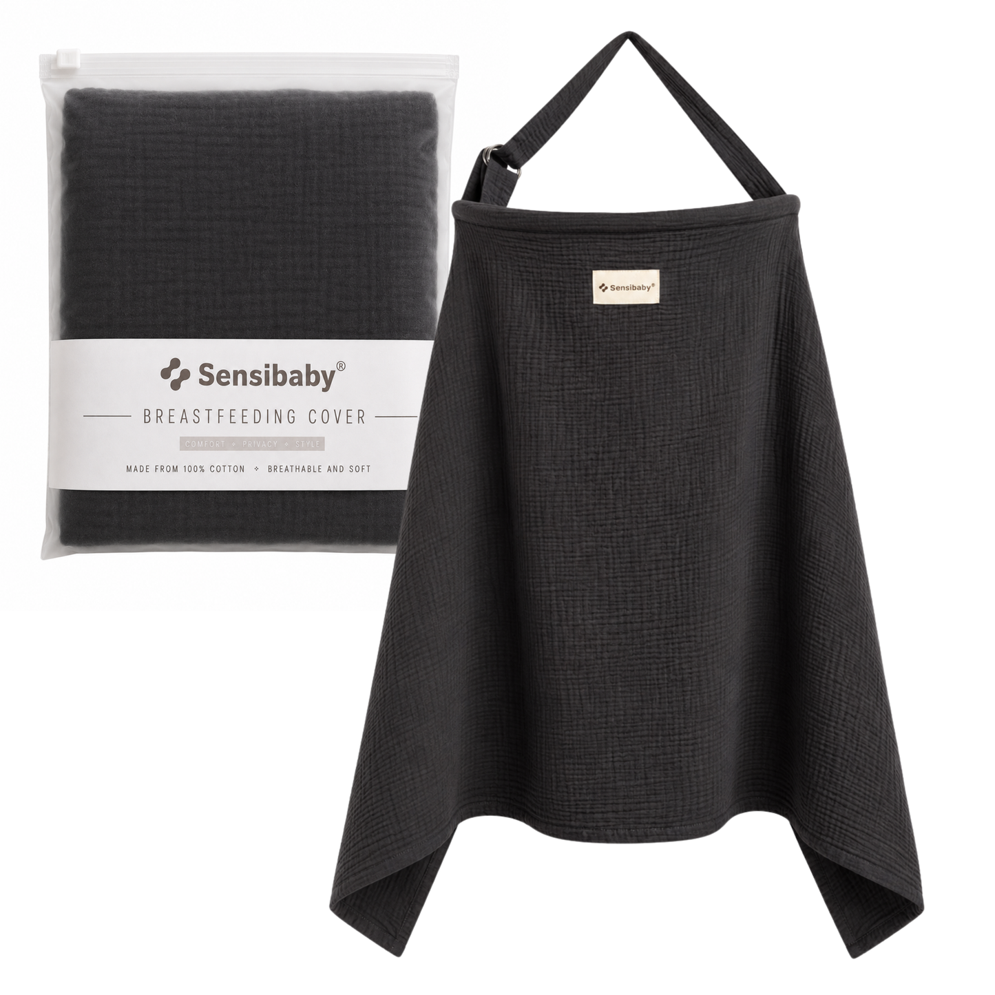 Sensibaby Borstvoedingsdoek – 100% Dubbellaags Katoen