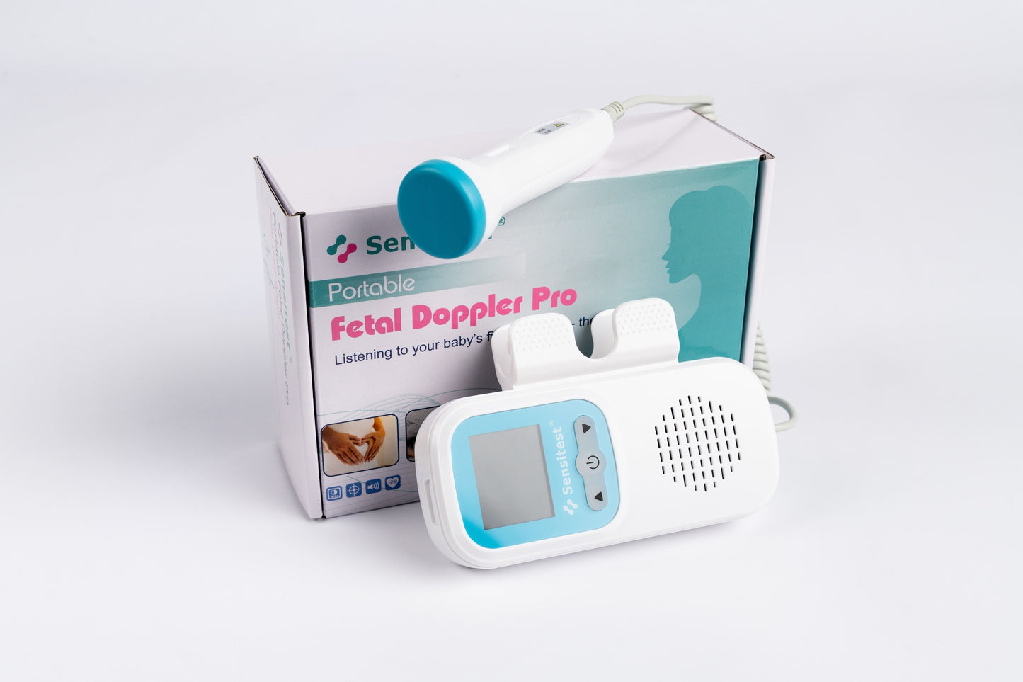 Sensitest Fetal Doppler Babyhartje Monitor + Ultrasound Gel (1x)