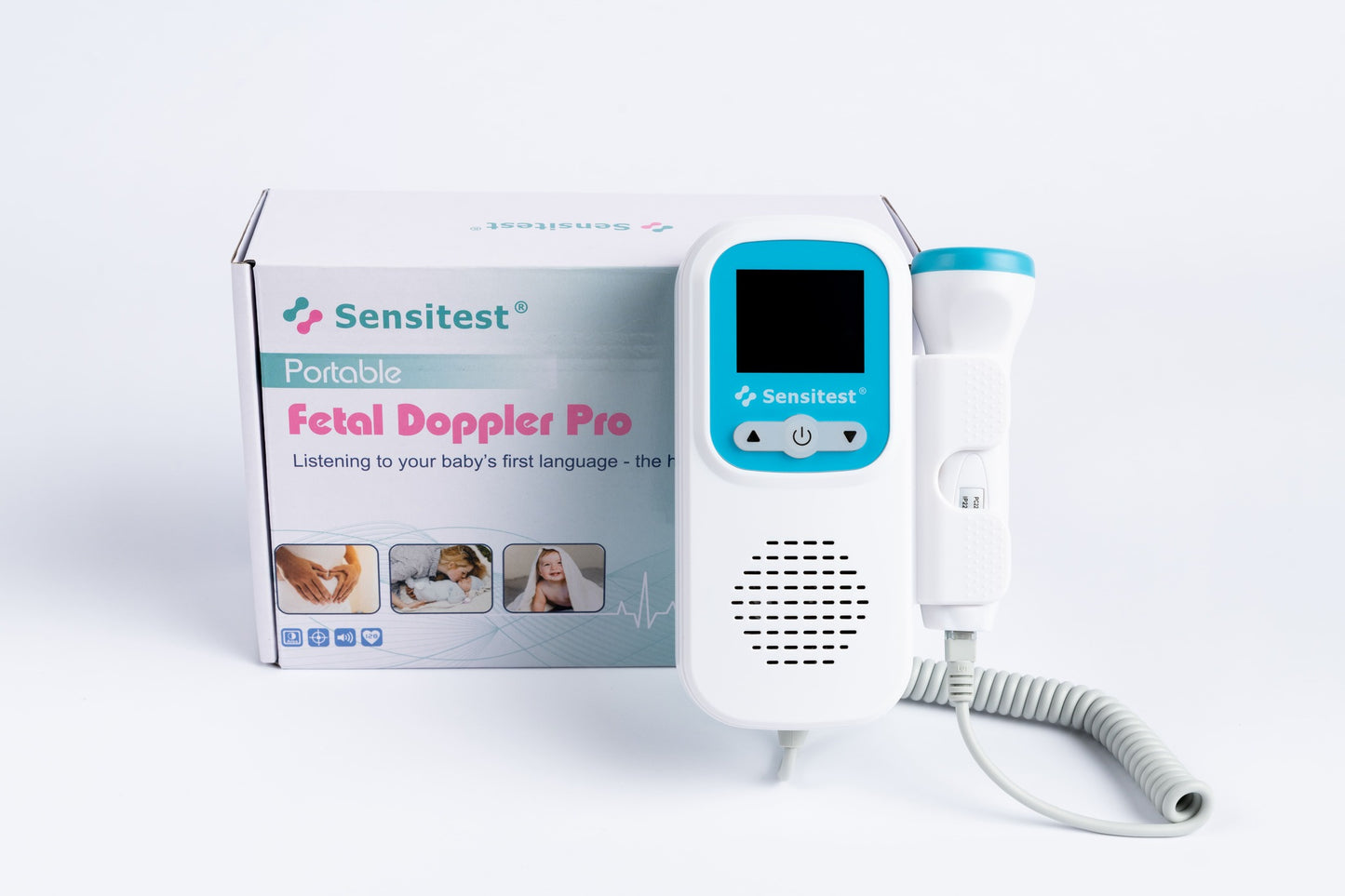 Sensitest Fetal Doppler Babyhartje Monitor + Ultrasound Gel (1x)