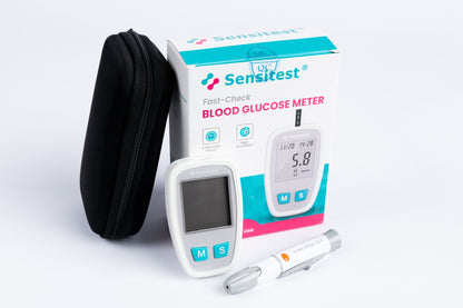 Sensitest Bloedsuikermeter compleet pakket met teststrips en lancetten