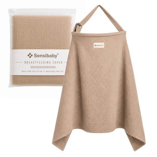 Sensibaby Borstvoedingsdoek van 100% Dubbellaags Katoen – Verstelbaar & Ademend