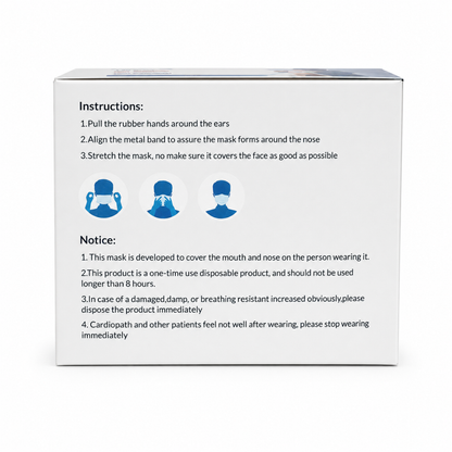 Medische Mondmaskers Type IIR – 3-Laags – CE Gecertificeerd – BFE >98%