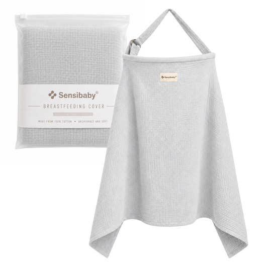 Sensibaby Borstvoedingsdoek van 100% Dubbellaags Katoen – Verstelbaar & Ademend