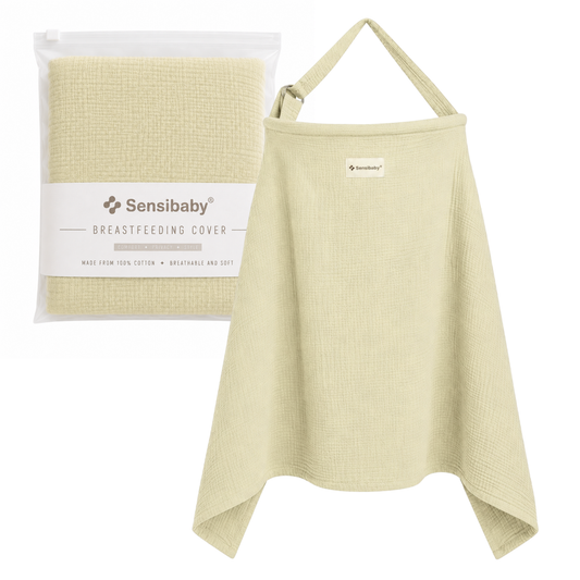 Sensibaby Borstvoedingsdoek van 100% Dubbellaags Katoen – Verstelbaar & Ademend