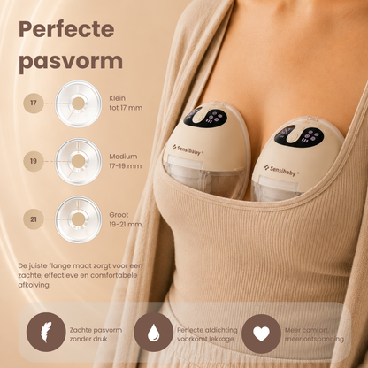 Sensibaby Twinflow Duo Handsfree Borstkolf – Dubbele Draagbare Kolf