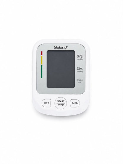 Bioland Bloeddrukmeter Bovenarm - Indicator voor Hoge bloeddruk en Onregelmatige Hartslag - Manchet 22-42cm