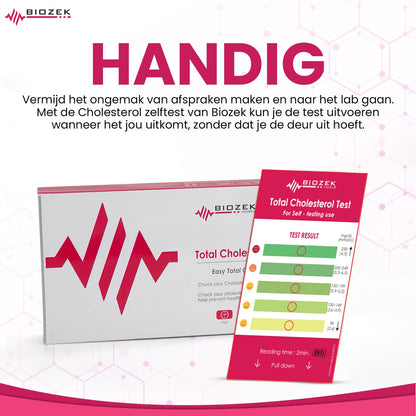 Biozek Totaal Cholesterol zelftest