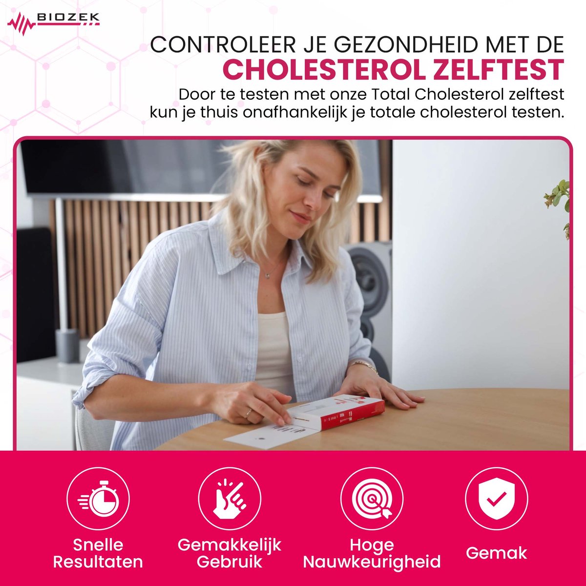 Biozek Totaal Cholesterol zelftest