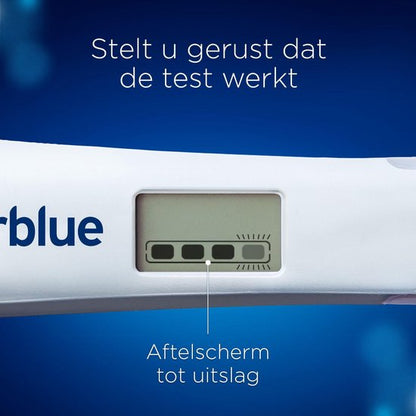 Clearblue Digitale Zwangerschapstest Ultravroeg – 2 Testen – Tot 6 Dagen Vóór NOD