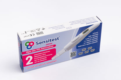 Sensitest Zwangerschapstest Digitaal 2 stuks