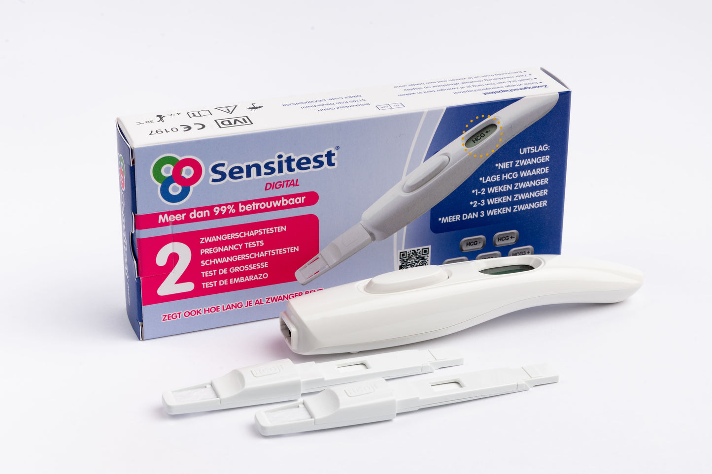 Sensitest Zwangerschapstest Digitaal 2 stuks
