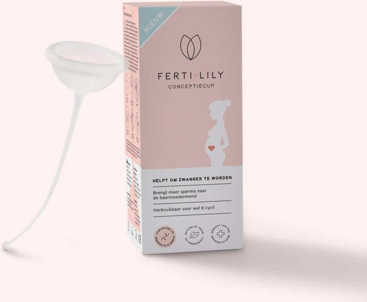 Ferti Lily Conceptie Cup – Herbruikbare Conceptie Cup voor Kinderwens