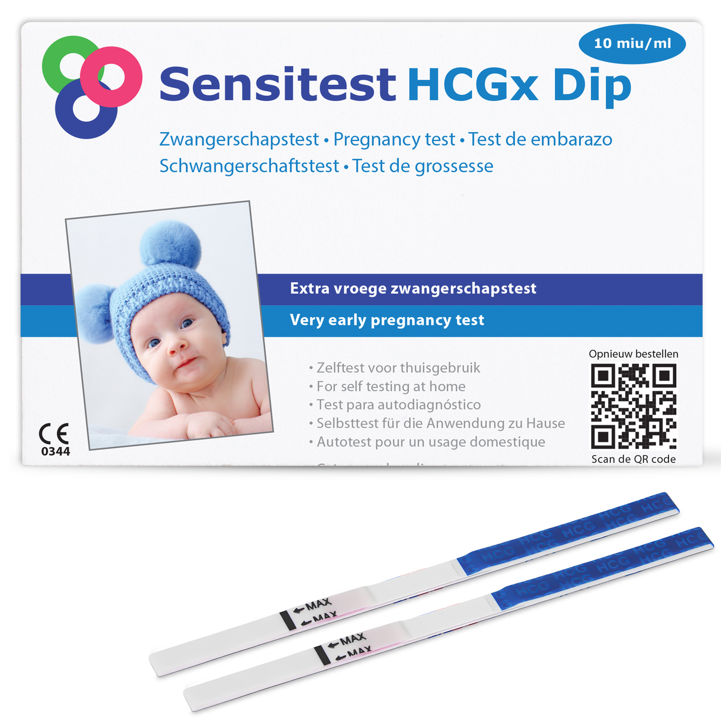 Sensitest Zwangerschapstest Extra Vroeg 6 dagen Dipstick