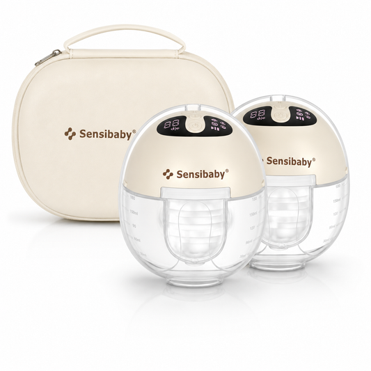 Sensibaby Twinflow Duo Handsfree Borstkolf + Luxe tas