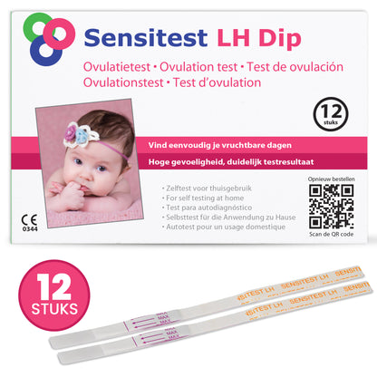 Sensitest Kinderwens Startpakket – Ovulatietesten, Zwangerschapstesten, Conceptie Cup & Fertiliteitsgel