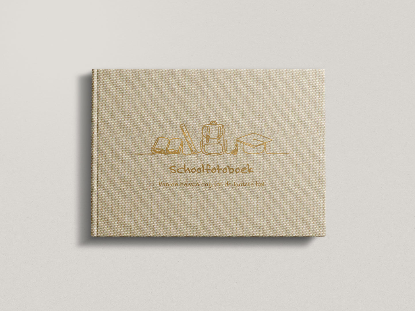 Luxe Linnen Schoolfotoboek | Sensibaby