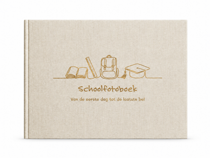 Schoolfotoboek Linnen Hardcover – Fotoalbum voor Schoolfoto's – Sensibaby