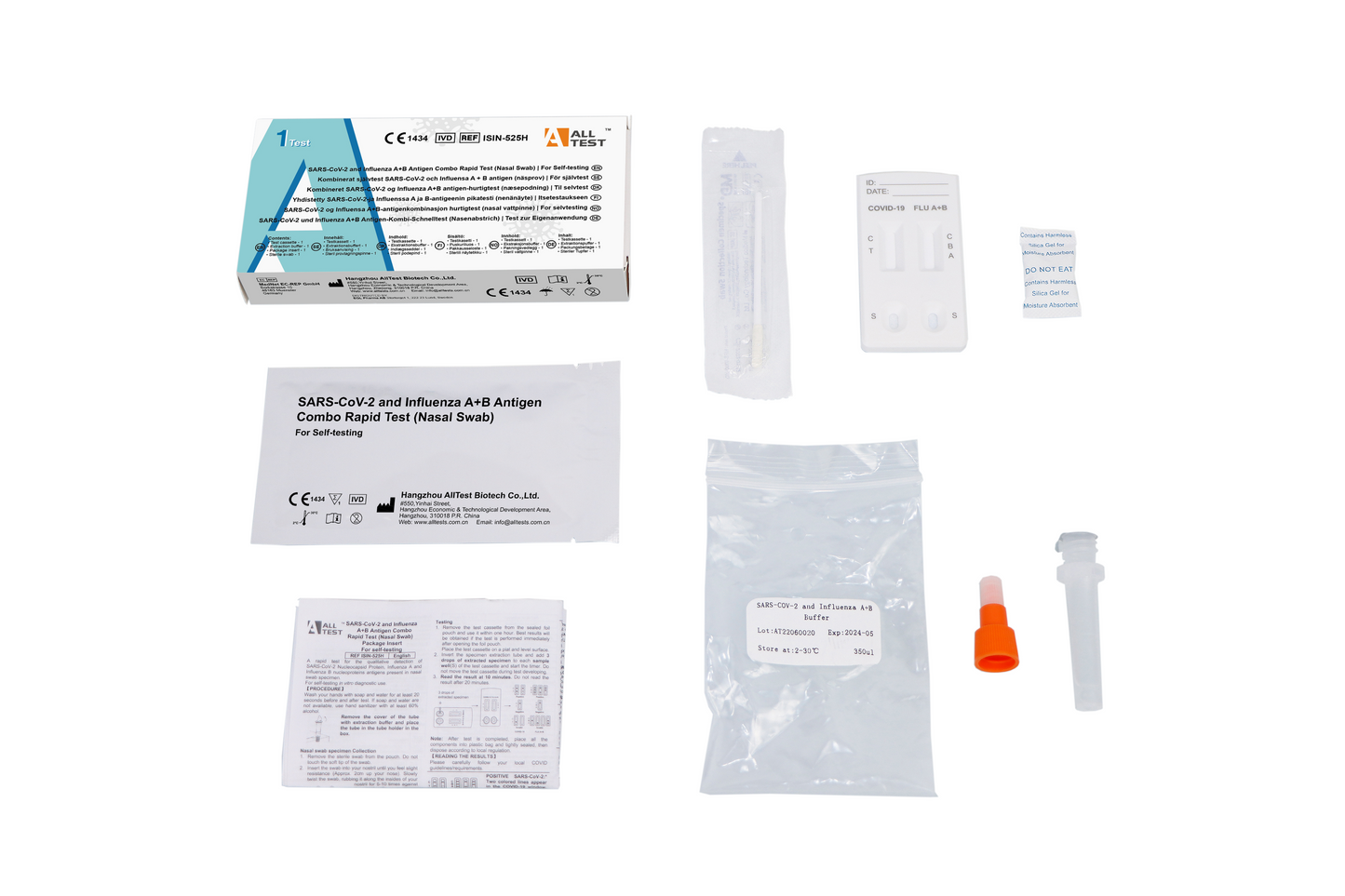 COVID-19 / Influenza A & B Combi Rapid Test Kit