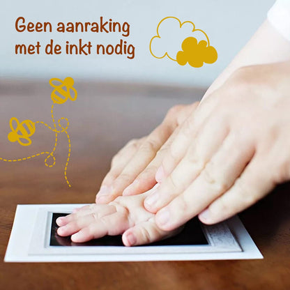 Baby Voet- & Handafdruk Inkt Set – Herinnering voor Altijd (0–6 maanden)