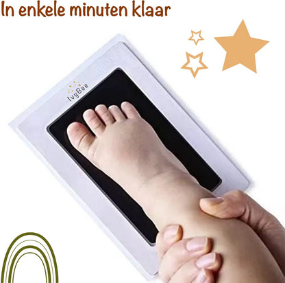 Baby Voet- & Handafdruk Inkt Set – Herinnering voor Altijd (0–6 maanden)