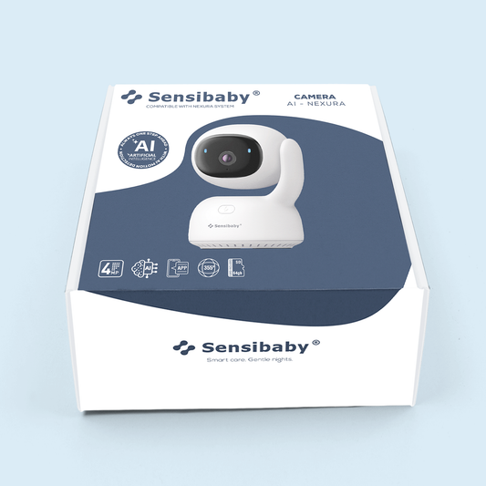AI Nexura Baby Camera met App – 355° Draaibaar, Smart Detectie & Nachtzicht + Gratis 64GB SD Kaart