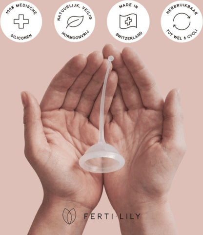 Ferti Lily Conceptie Cup – Herbruikbare Conceptie Cup voor Kinderwens