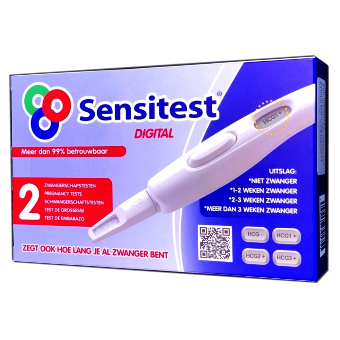 Sensitest Zwangerschapstest Digitaal 2 stuks