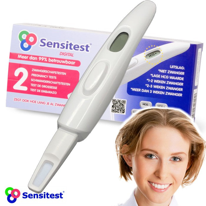 Sensitest Zwangerschapstest Digitaal 2 stuks