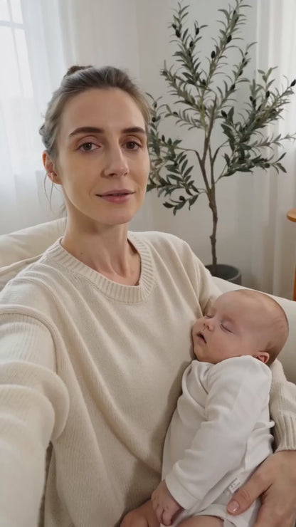 Sensibaby Borstvoedingsdoek van 100% Dubbellaags Katoen – Verstelbaar & Ademend - Beige