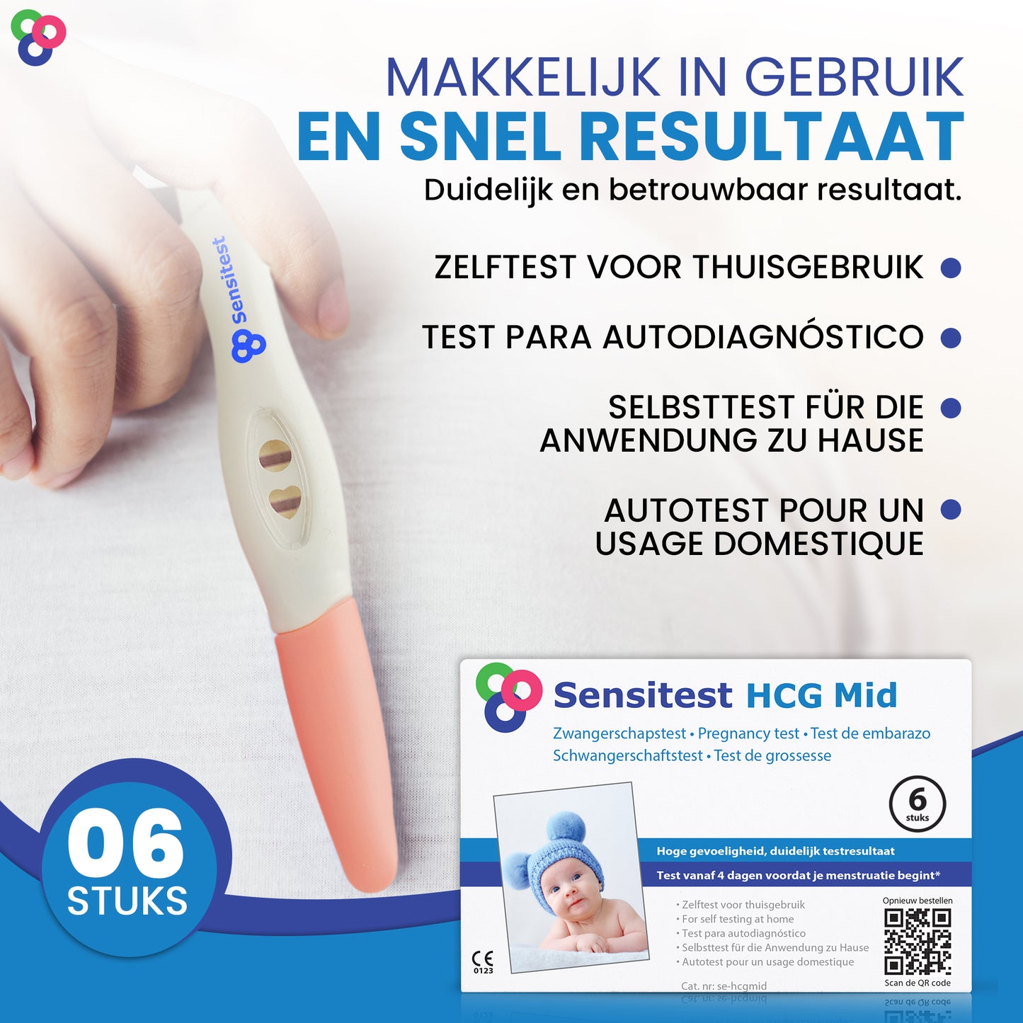 Sensitest Zwangerschapstest Vroeg 4 dagen Midstream