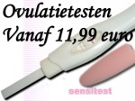 Ovulatietest midstream pakket al vanaf 11,99 euro.