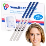 Sensitest zwangerschapstest met een gevoeligheid van 10 miu/ml 