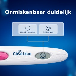 Clearblue digitale ovulatietest: uitslag positief