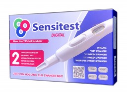 2 digitale zwangerschapstesten in een doosje
